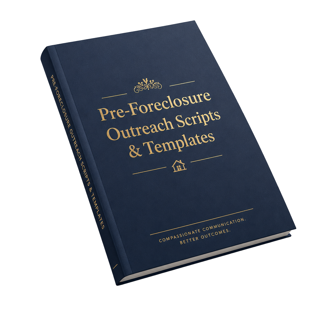 Pre-Foreclosure Letter & Script Library